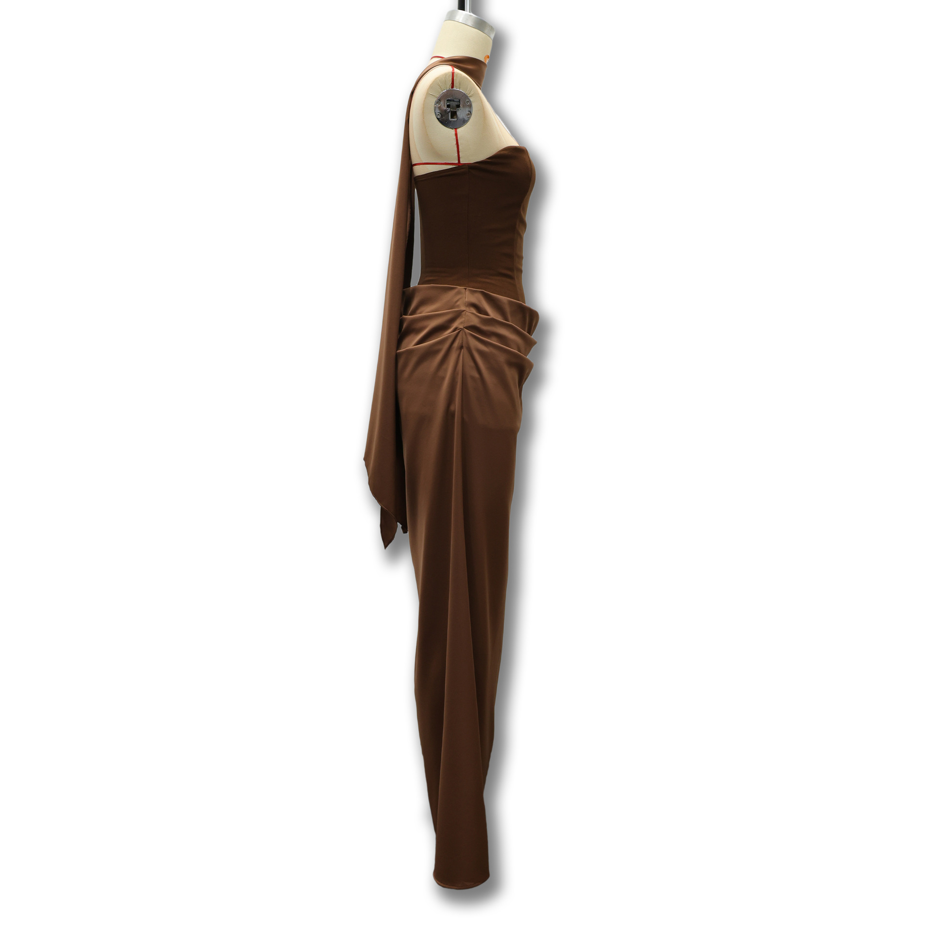 Elegant Sleeveless Patchwork Backless Bodycon Dress