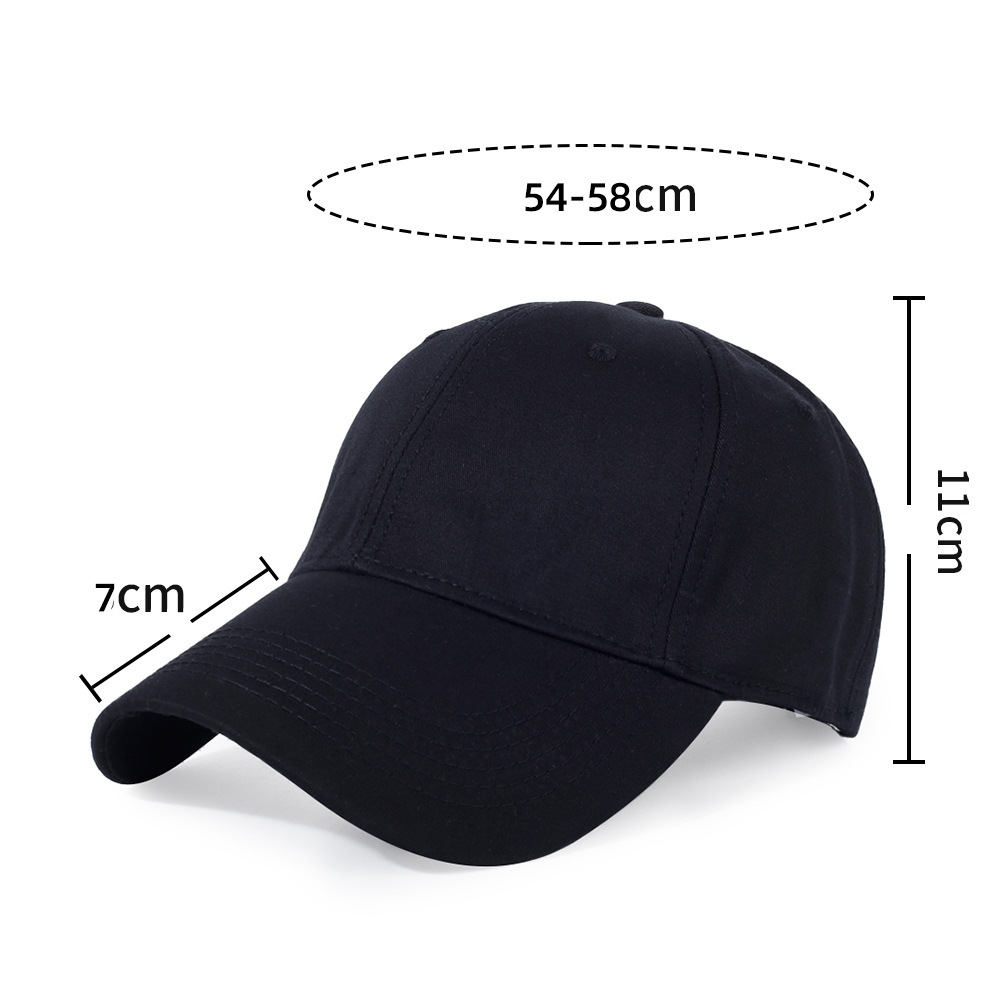 Pure Cotton Soft-Top Baseball Cap