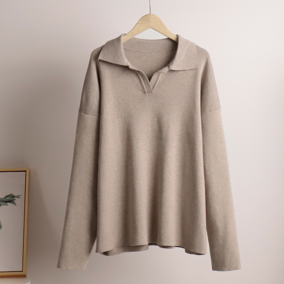 Women's casual long-sleeved solid-color sports outfit