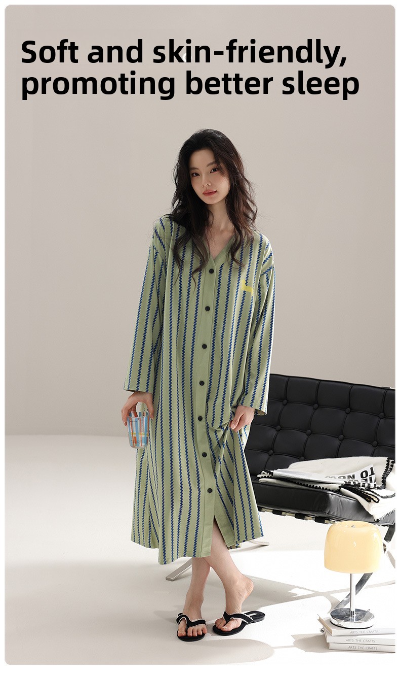 Striped long dress