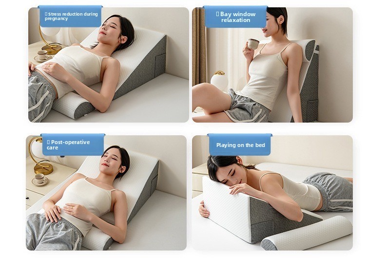 Triangular headrest, conical headrest