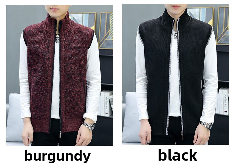 Men's knitted vest