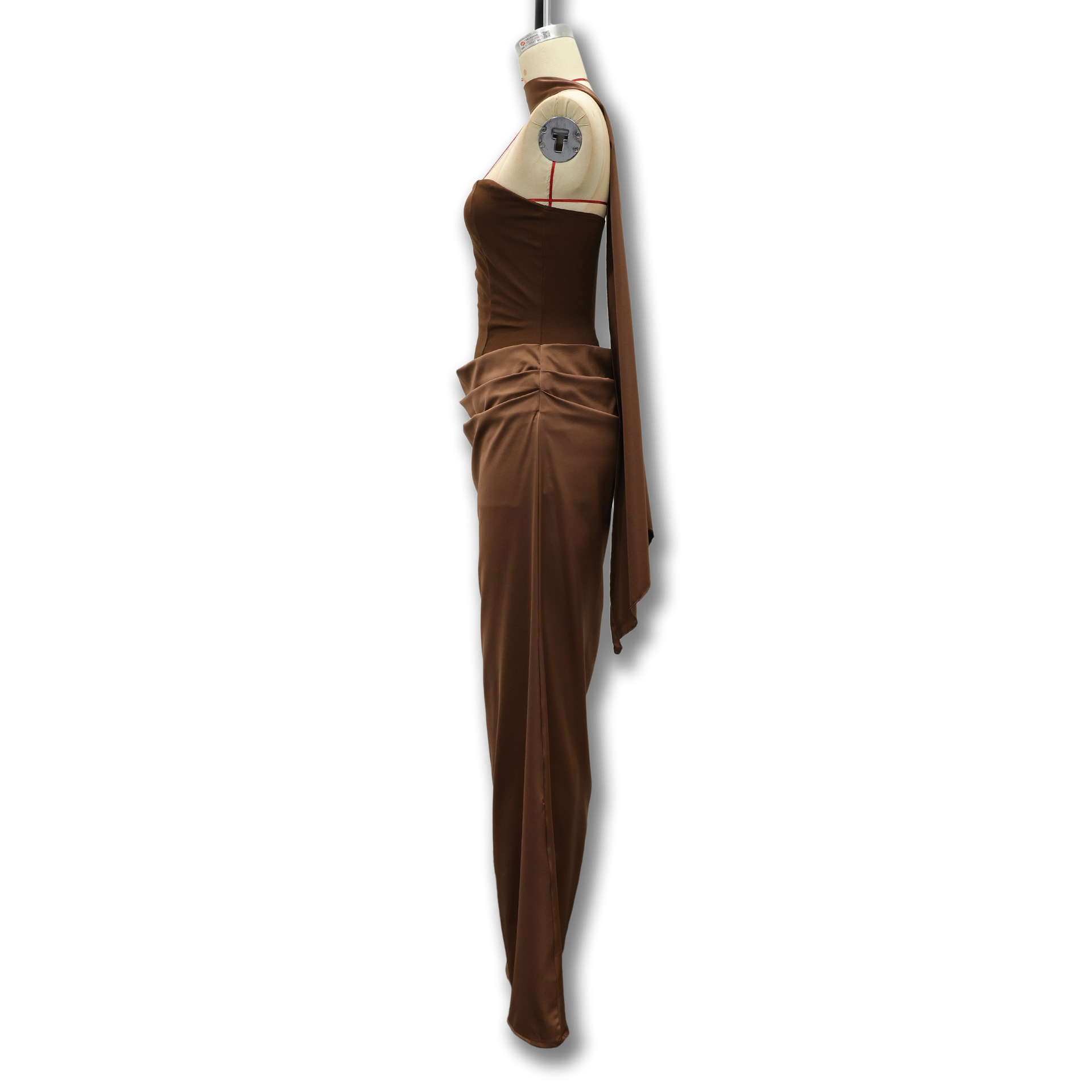 Elegant Sleeveless Patchwork Backless Bodycon Dress