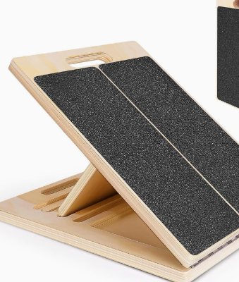 Wooden stretching plate
