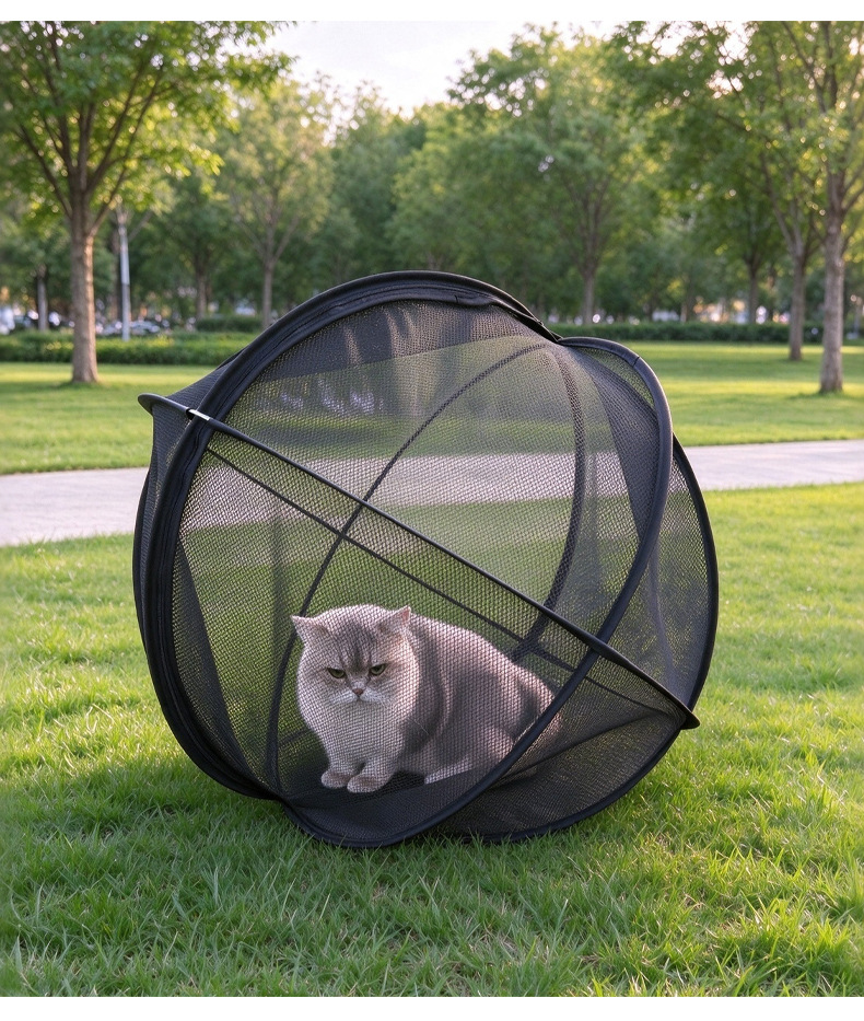 Túnel esférico plegable para gatos de 70 cm: imagen adicional