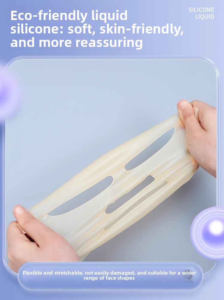 3D Silicone Mask Cover Anti-Slip Reusable Facial Sheet Mask Fixation Tool
