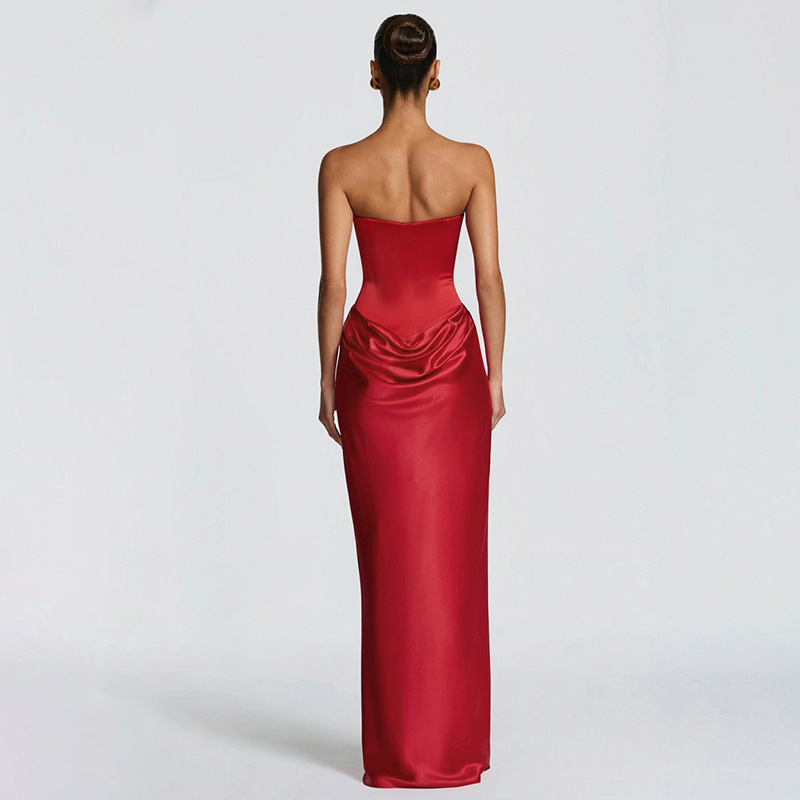 Elegant Sleeveless Patchwork Backless Bodycon Dress