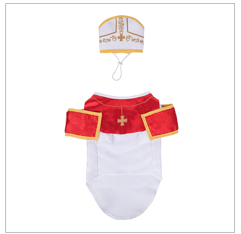 Dog Godfather Costume Suit with Hat