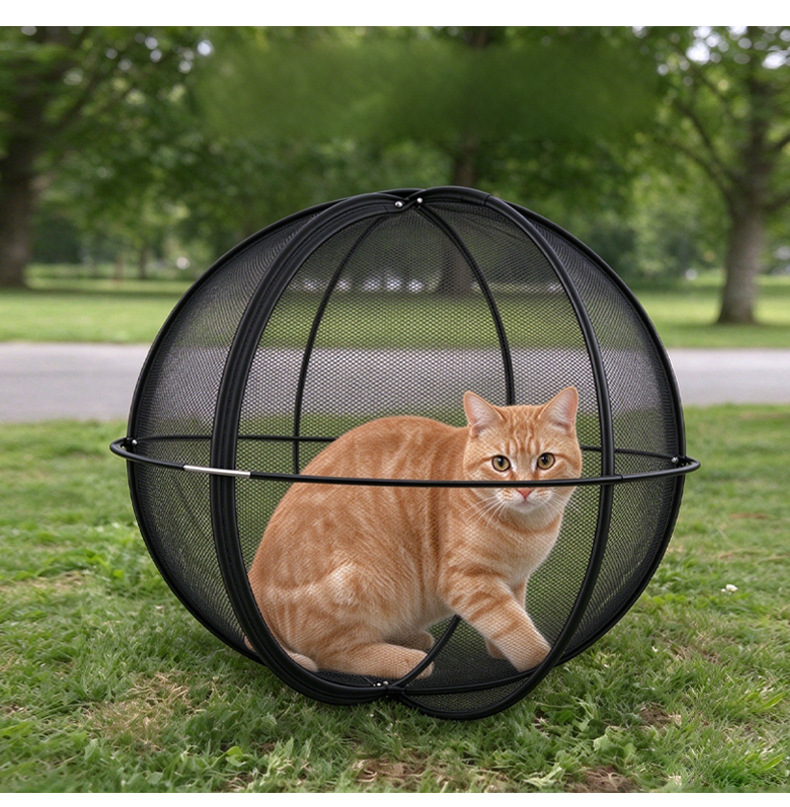 Túnel esférico plegable para gatos de 70 cm: imagen adicional