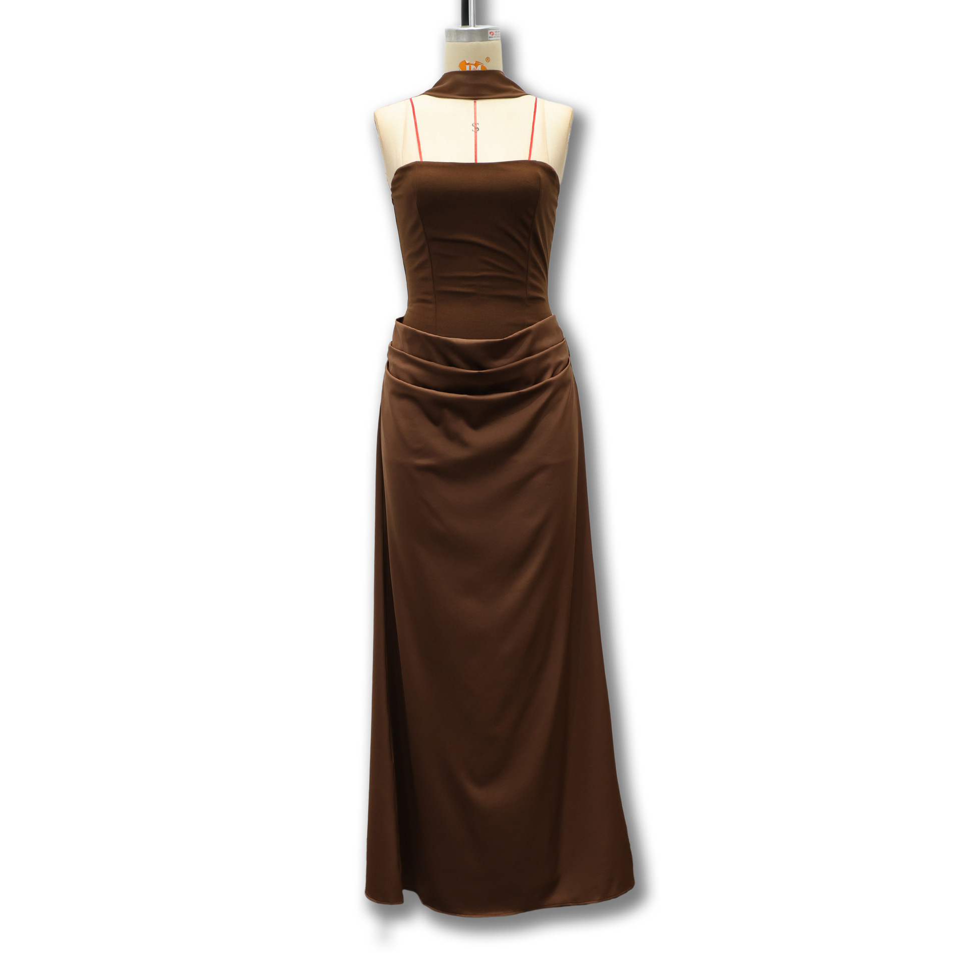 Elegant Sleeveless Patchwork Backless Bodycon Dress