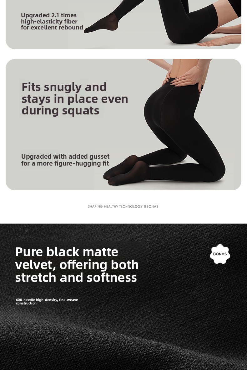 Women's High-Waisted Fleece-Lined Shaping Velvet Leggings