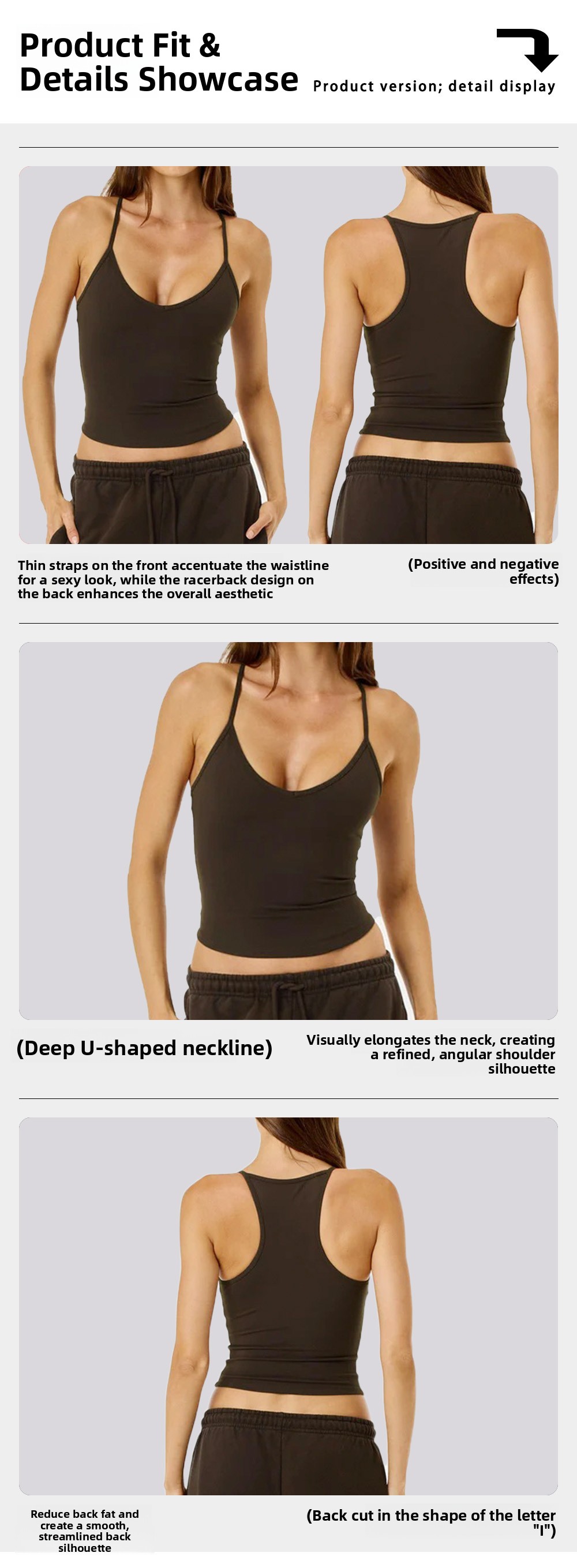 Women's Seamless Halter Backless Yoga Tank Top