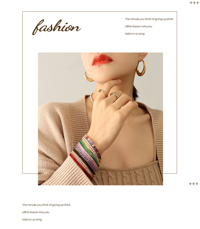 Multicolored Zircon Bracelet