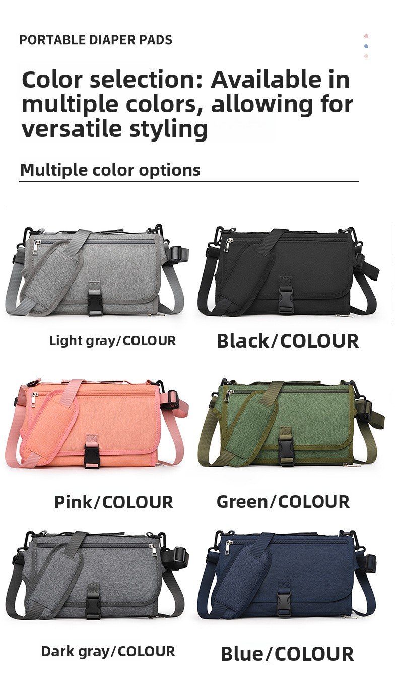 Outdoor travel foldable diaper bag