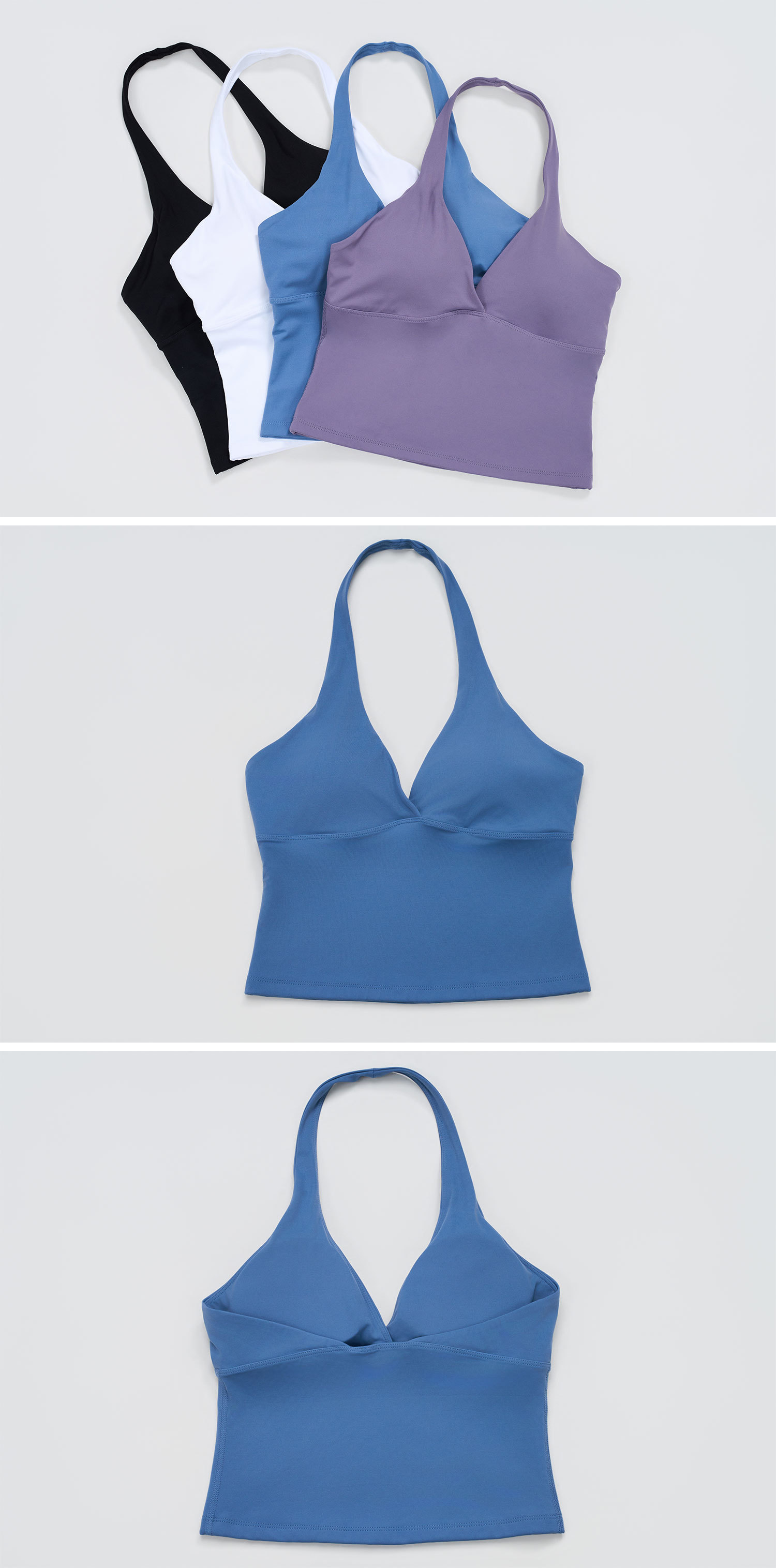 Halter Vest with Chest Mat Yoga Clothing Fitness Yoga Vest