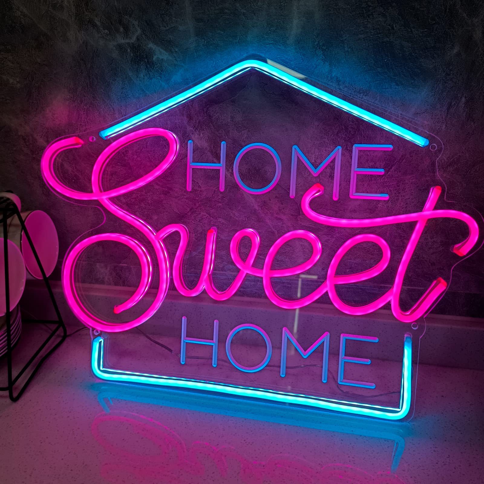 led neon indoor and outdoor luminous wall decoration
