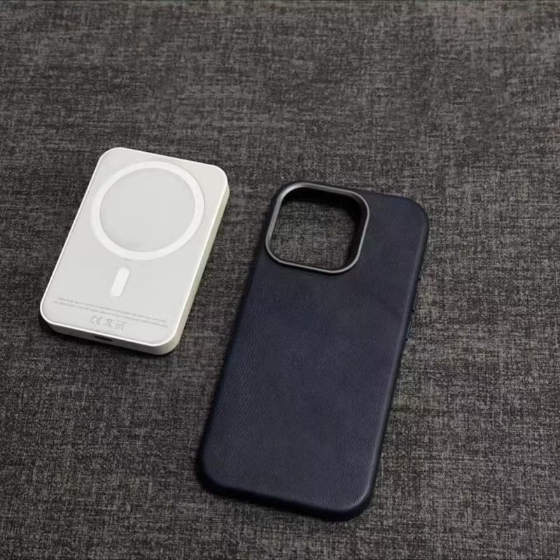Genuine Leather Magnetic All-Inclusive Shockproof Phone Case