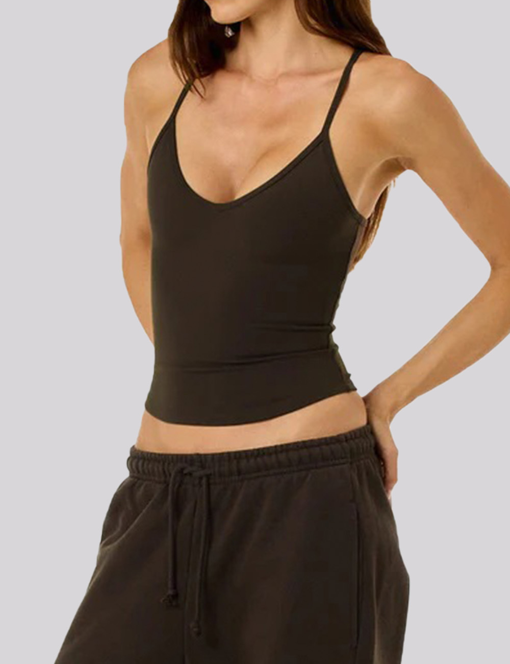 Women's Seamless Halter Backless Yoga Tank Top