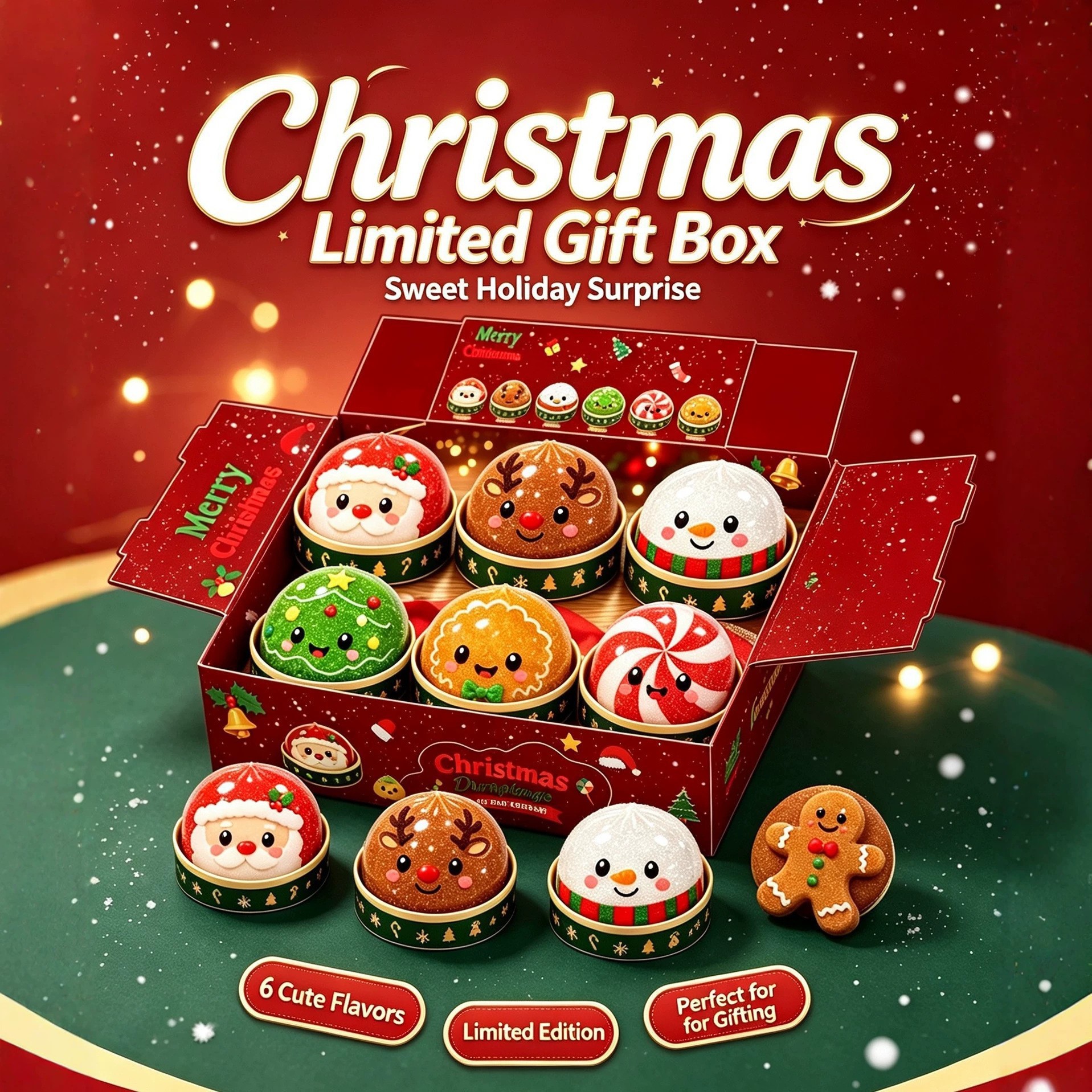 Christmas Themed Squishy Stress Relief Toy