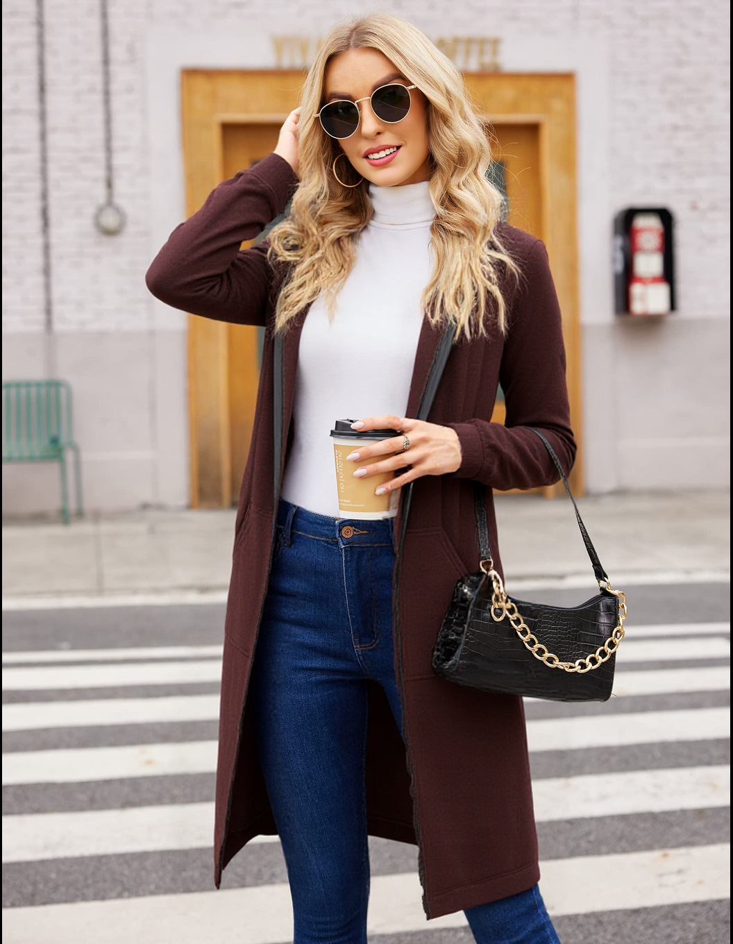 Women's Long Sleeve Oversized Sweatshirts Casual Lightweight