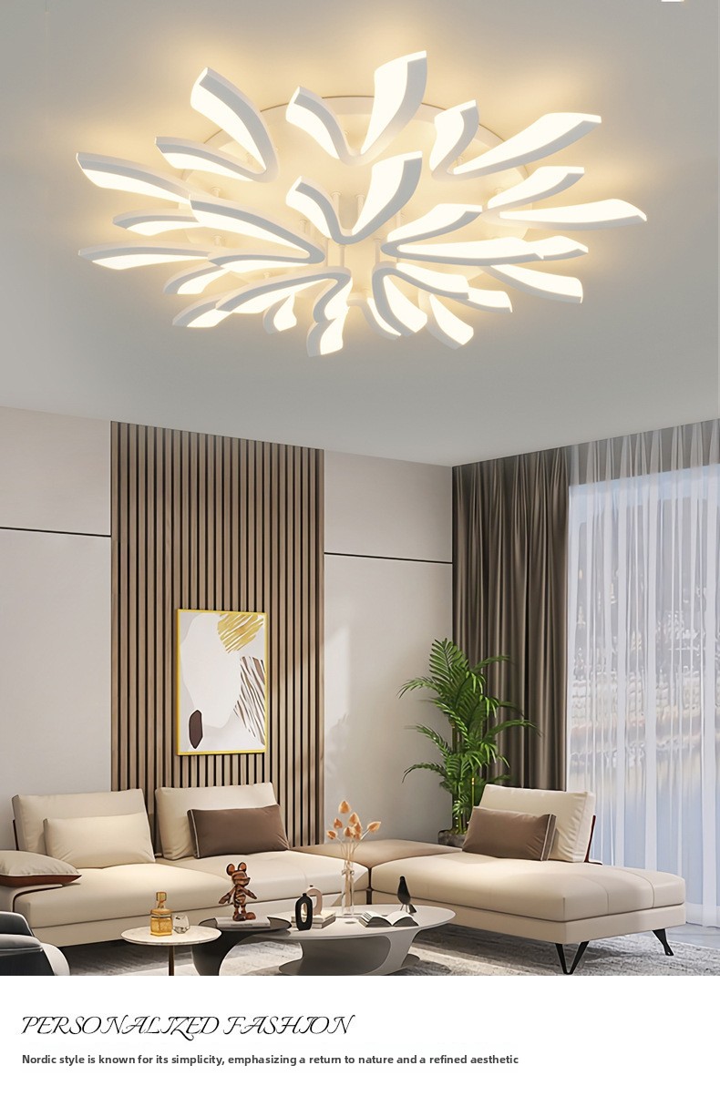 Nordic style V-shaped acrylic ceiling lamp