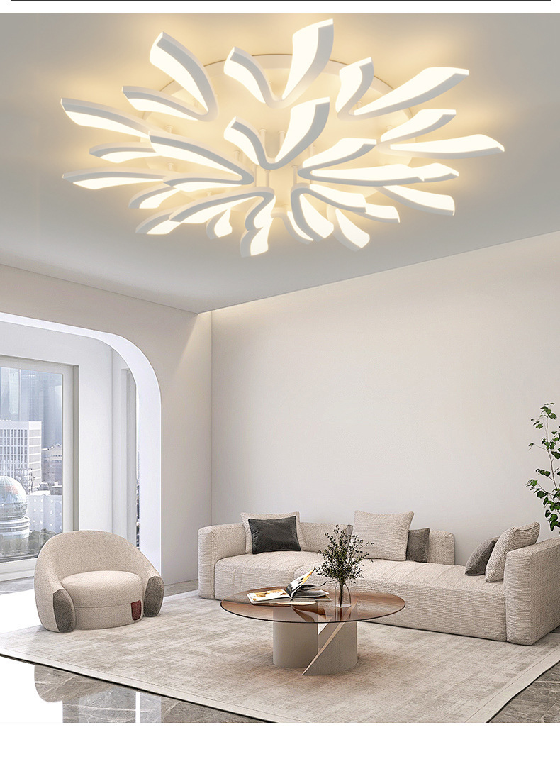 Nordic style V-shaped acrylic ceiling lamp