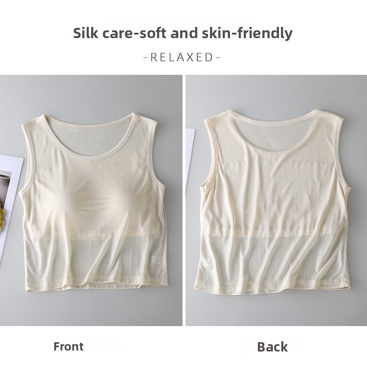 Mulberry Silk Wide-Shoulder Belted Tunic