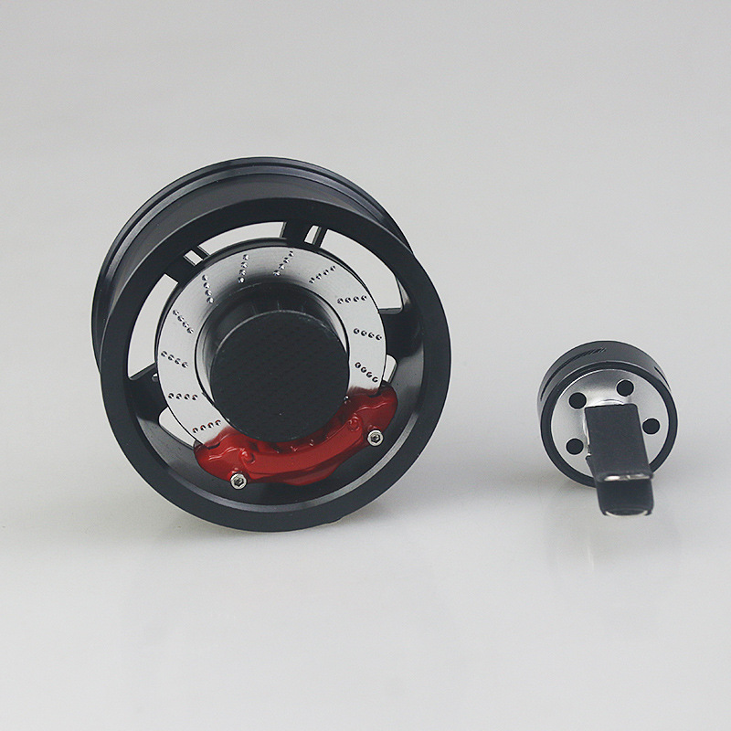 Aluminum Alloy Rotating Wheel Hub Car Magnetic Air Vent Fidget Spinner Ornament