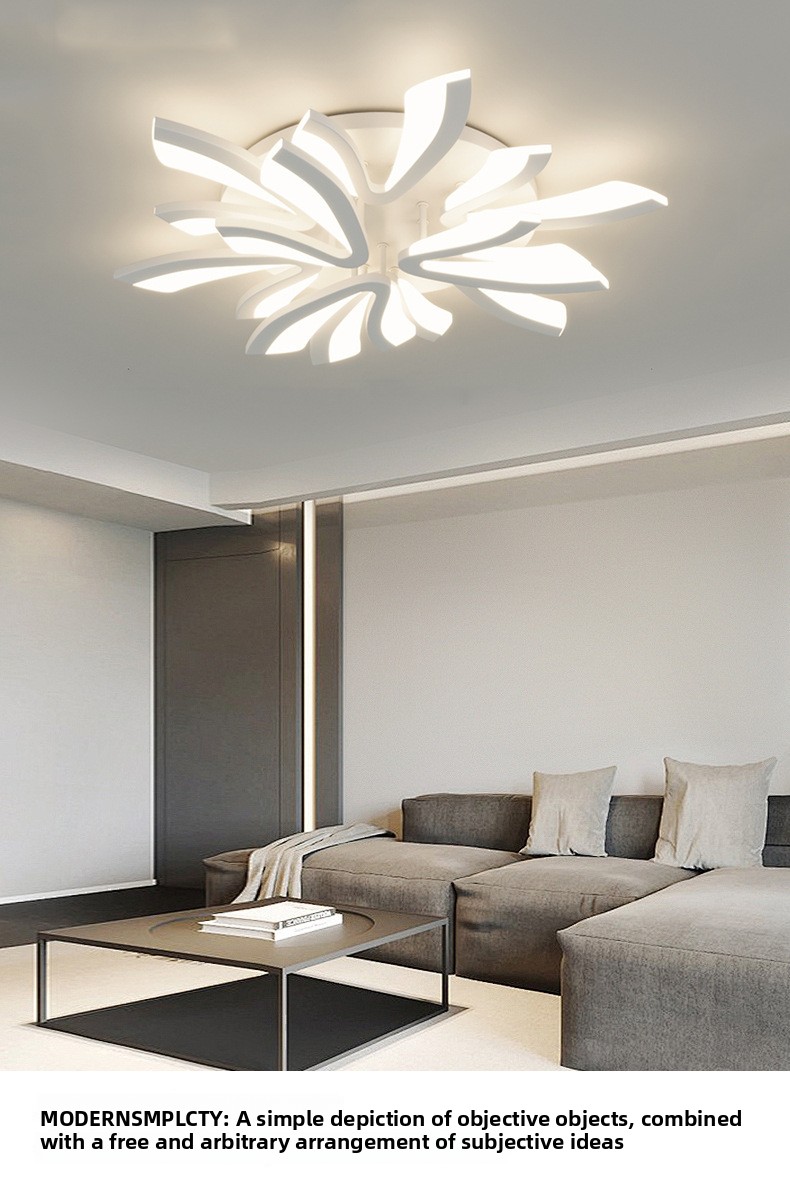 Nordic style V-shaped acrylic ceiling lamp