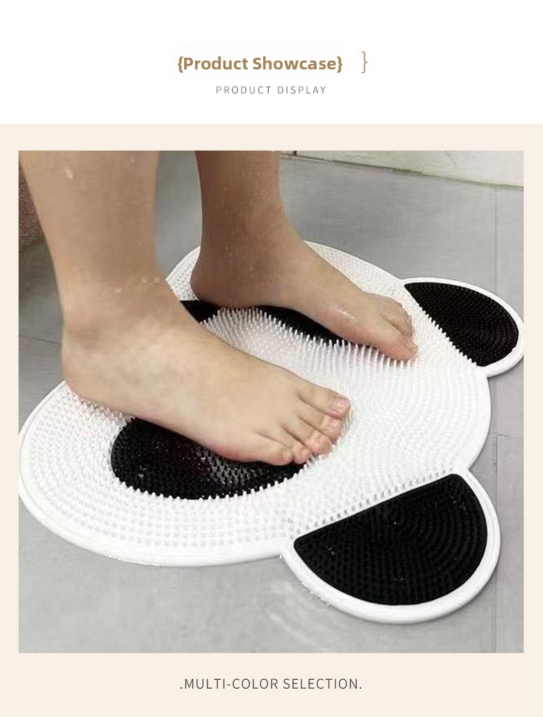 Silicone anti-slip foot rubbing massage pad
