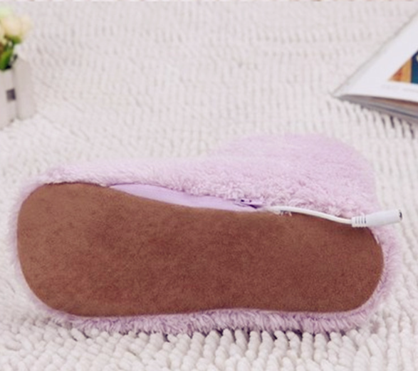 USB Electric Heated Velvet Slippers Unisex