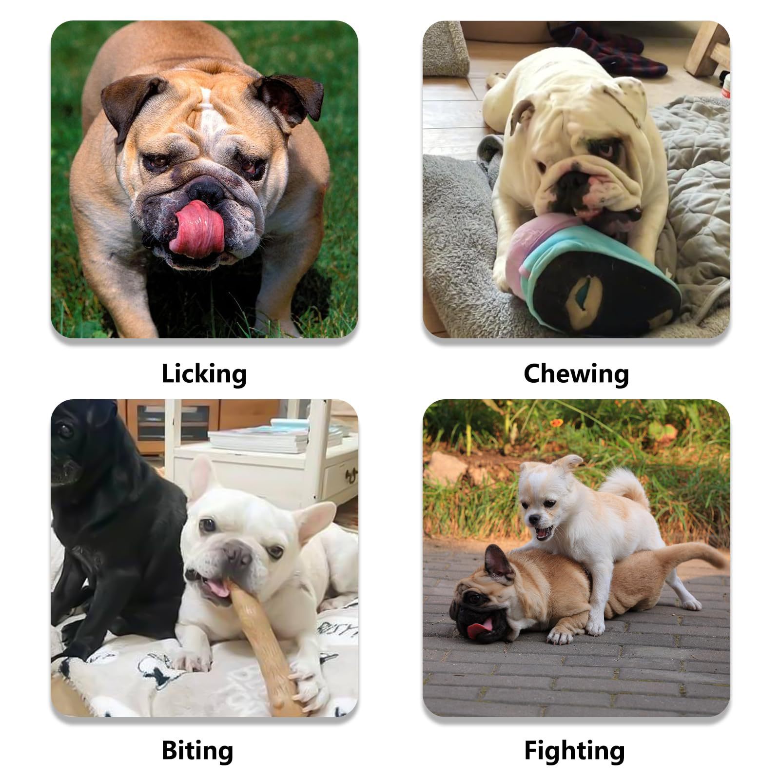 Breathable Dog Muzzle for French Bulldog Pug Anti Biting Pet Mask