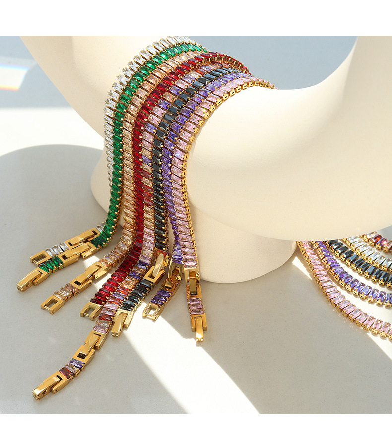 Multicolored Zircon Bracelet