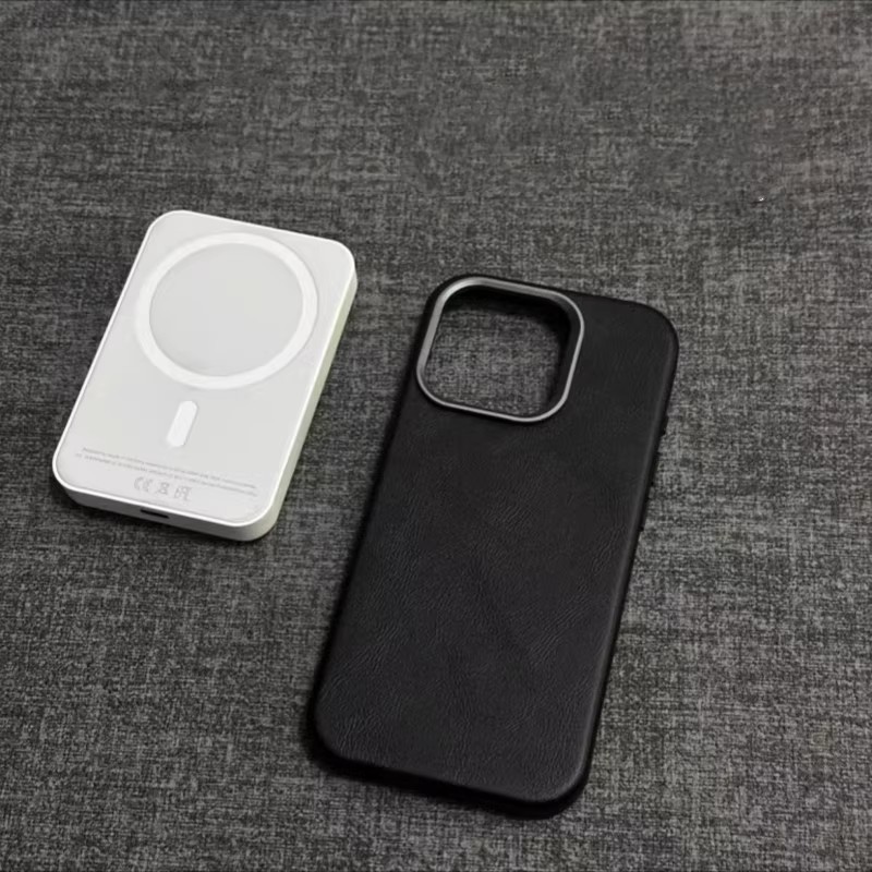 Genuine Leather Magnetic All-Inclusive Shockproof Phone Case