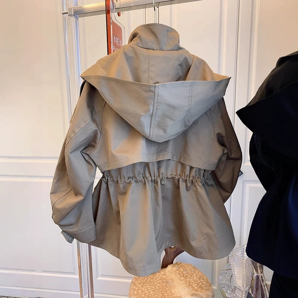 Turtleneck zip-up jacket