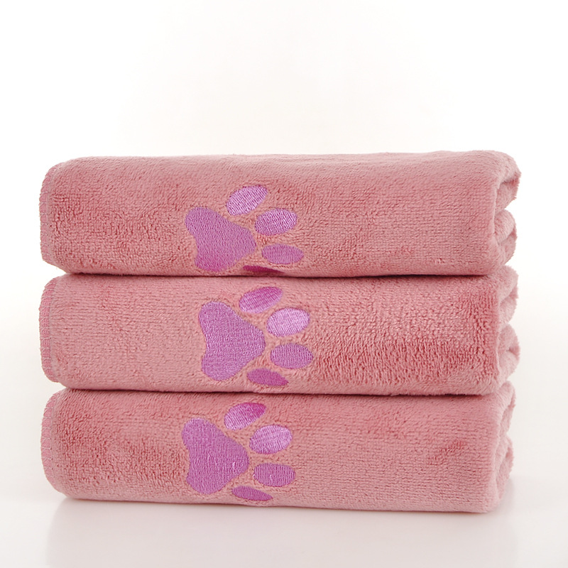 Soft and absorbent pet towel
