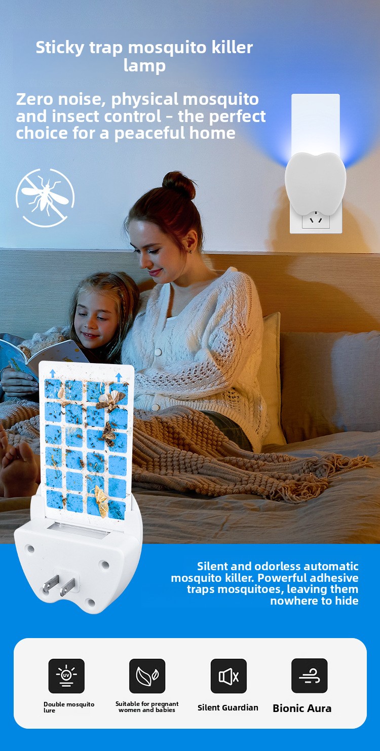 Plug-in Mosquito Trap with Sticky Glue Boards