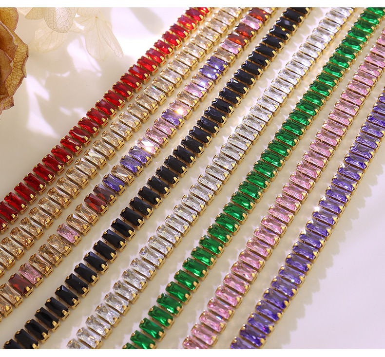 Multicolored Zircon Bracelet
