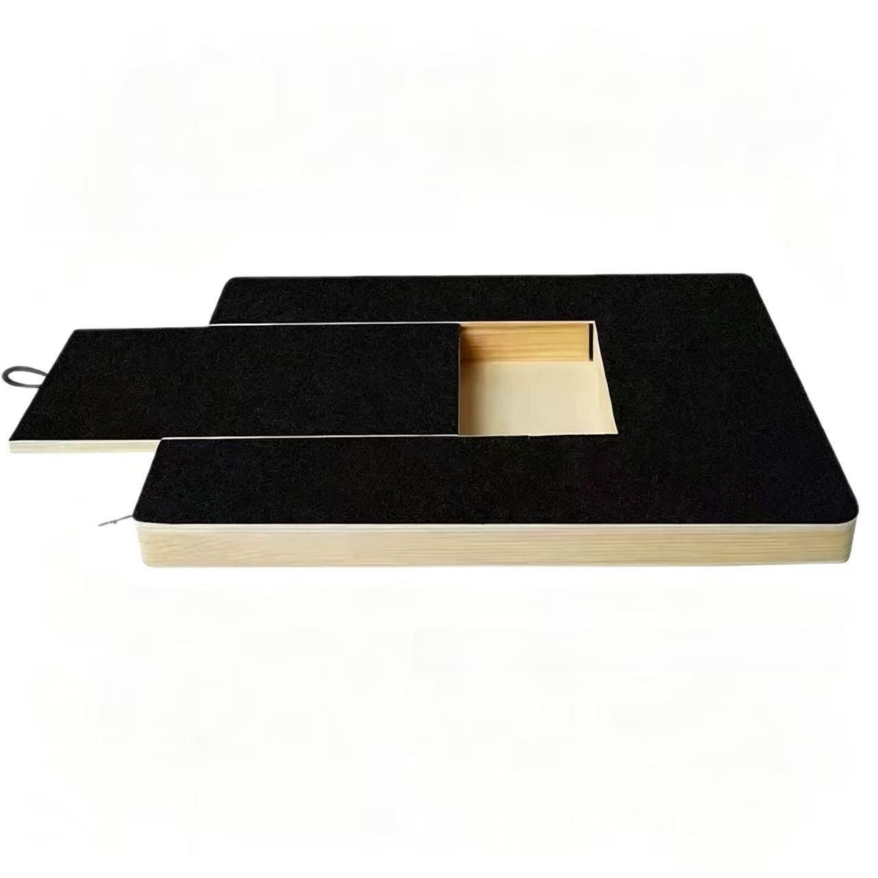 Wooden dog scratching pad for household use