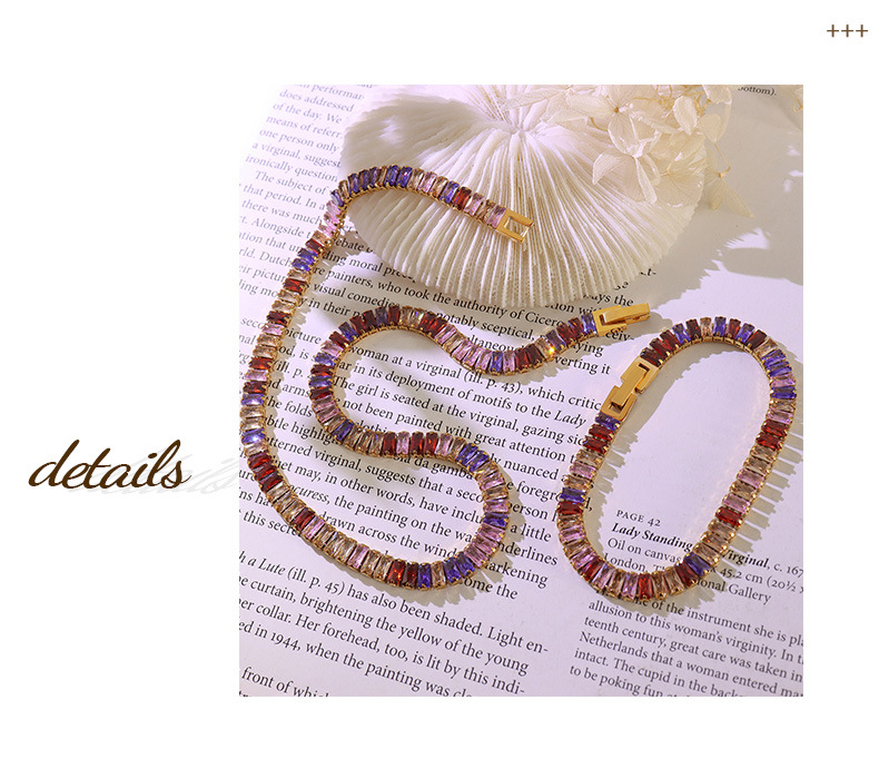 Multicolored Zircon Bracelet