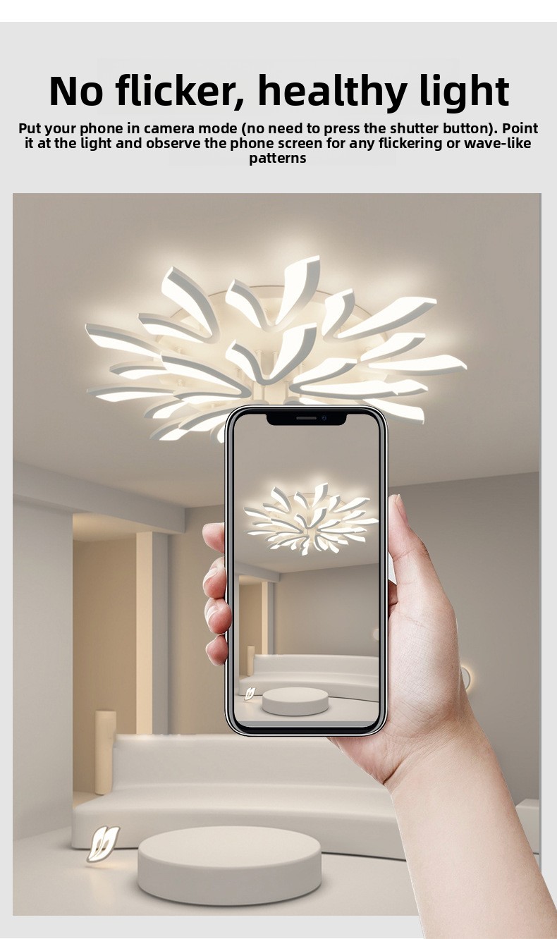 Nordic style V-shaped acrylic ceiling lamp