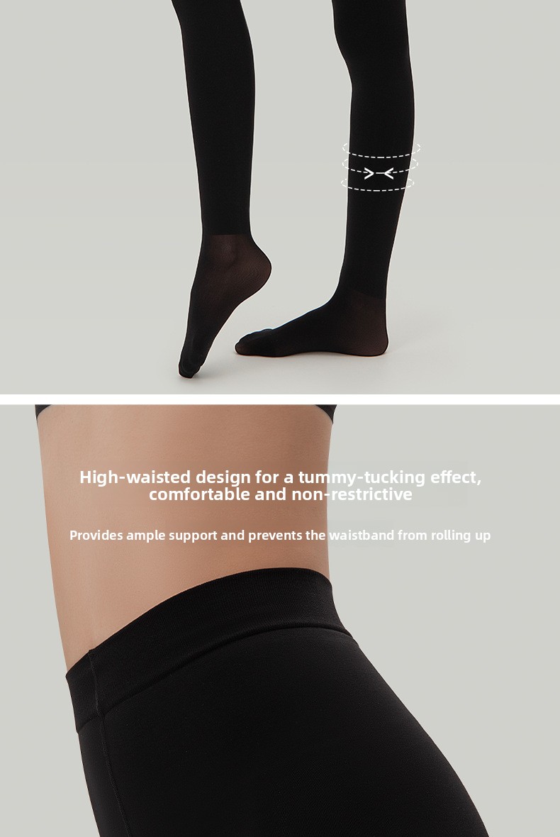Women's High-Waisted Fleece-Lined Shaping Velvet Leggings