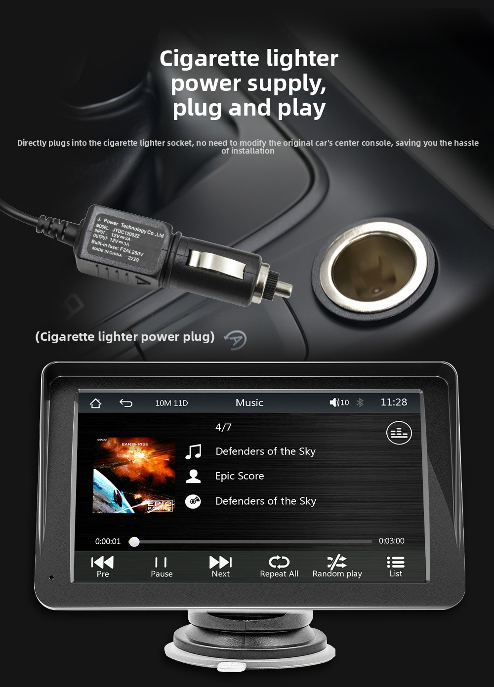Desktop car player