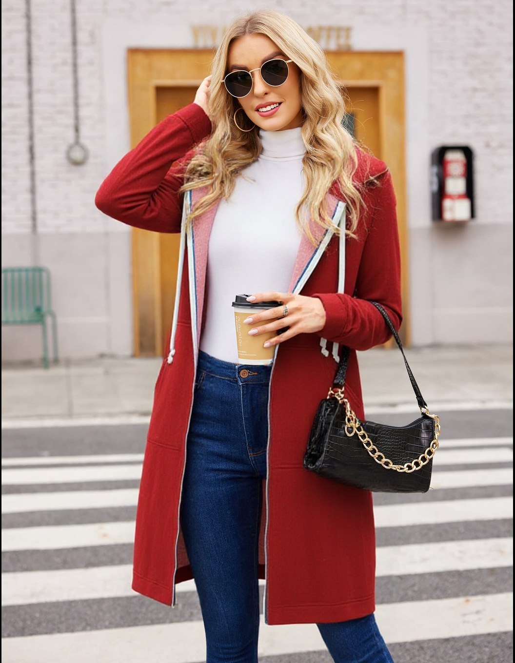 Women's Long Sleeve Oversized Sweatshirts Casual Lightweight