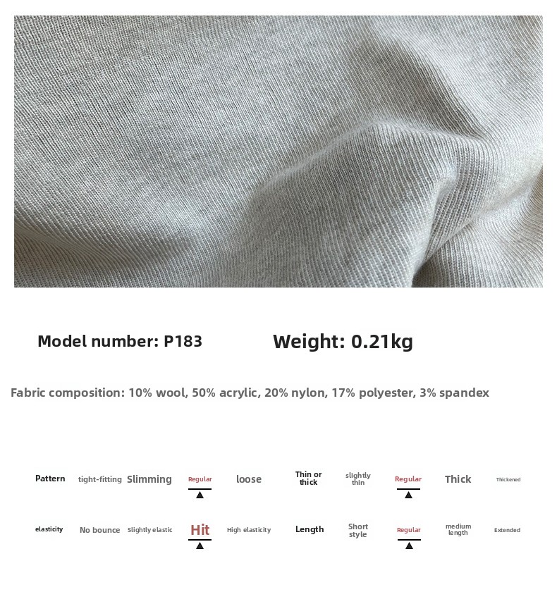 Women's Autumn Slanted Collar Slim Fit Long Sleeve Knit Top