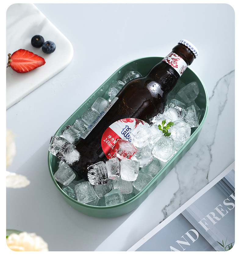 Silicone Ice Cube Tray with Soft Bottom