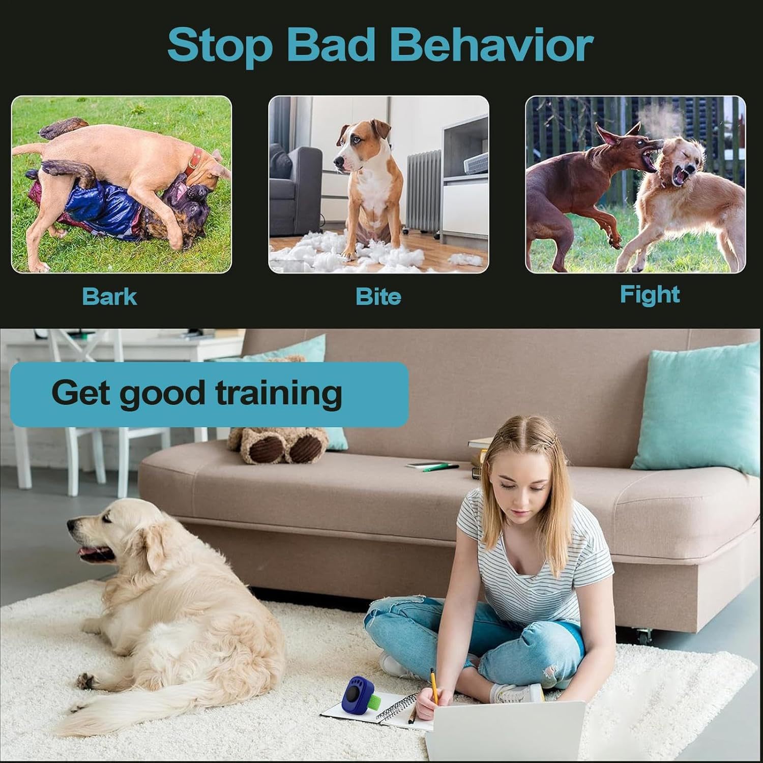 Mini Ring Clicker Sound Training Device