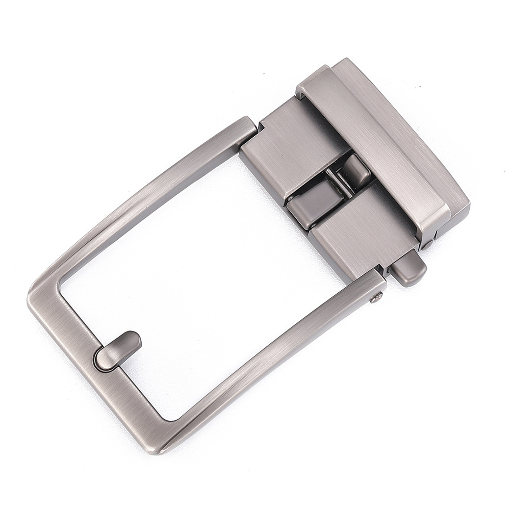 Men's Genuine Cowhide Leather Belt with Automatic Alloy Buckle