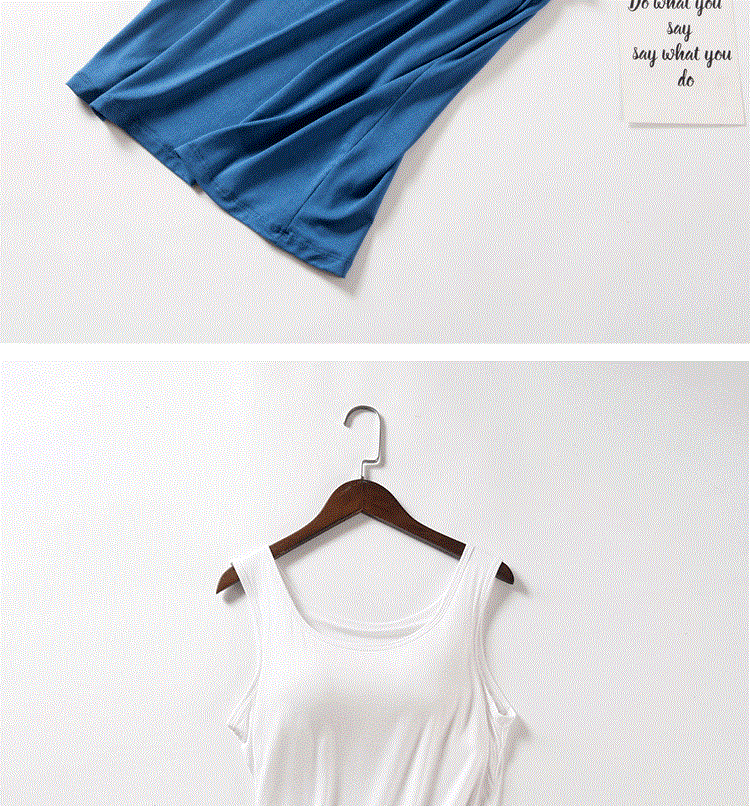 Women's Modal Padded Backless Yoga Camisole Tank Top Plus Size