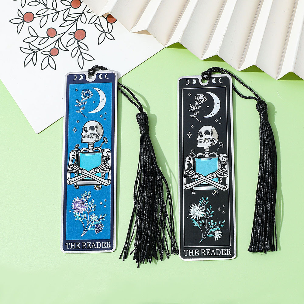 Stainless steel reading bookmark